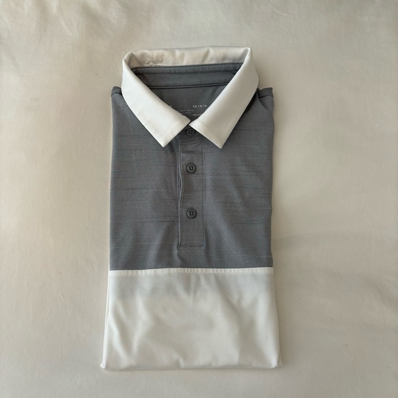Under Armour Men’s White and Gray Golf Shirt - Picture 2 of 5